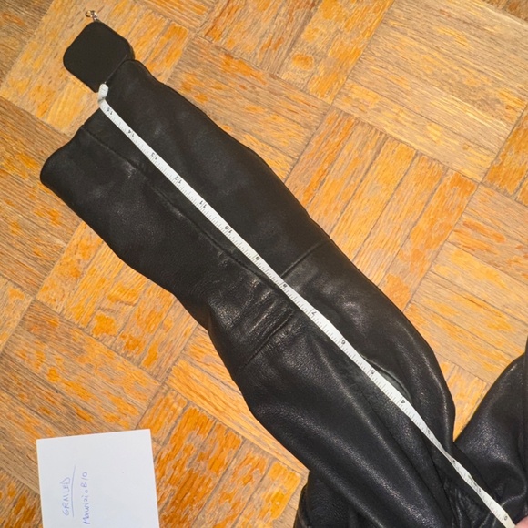 All Saints Leather Moto Jacket - Picture 6 of 8